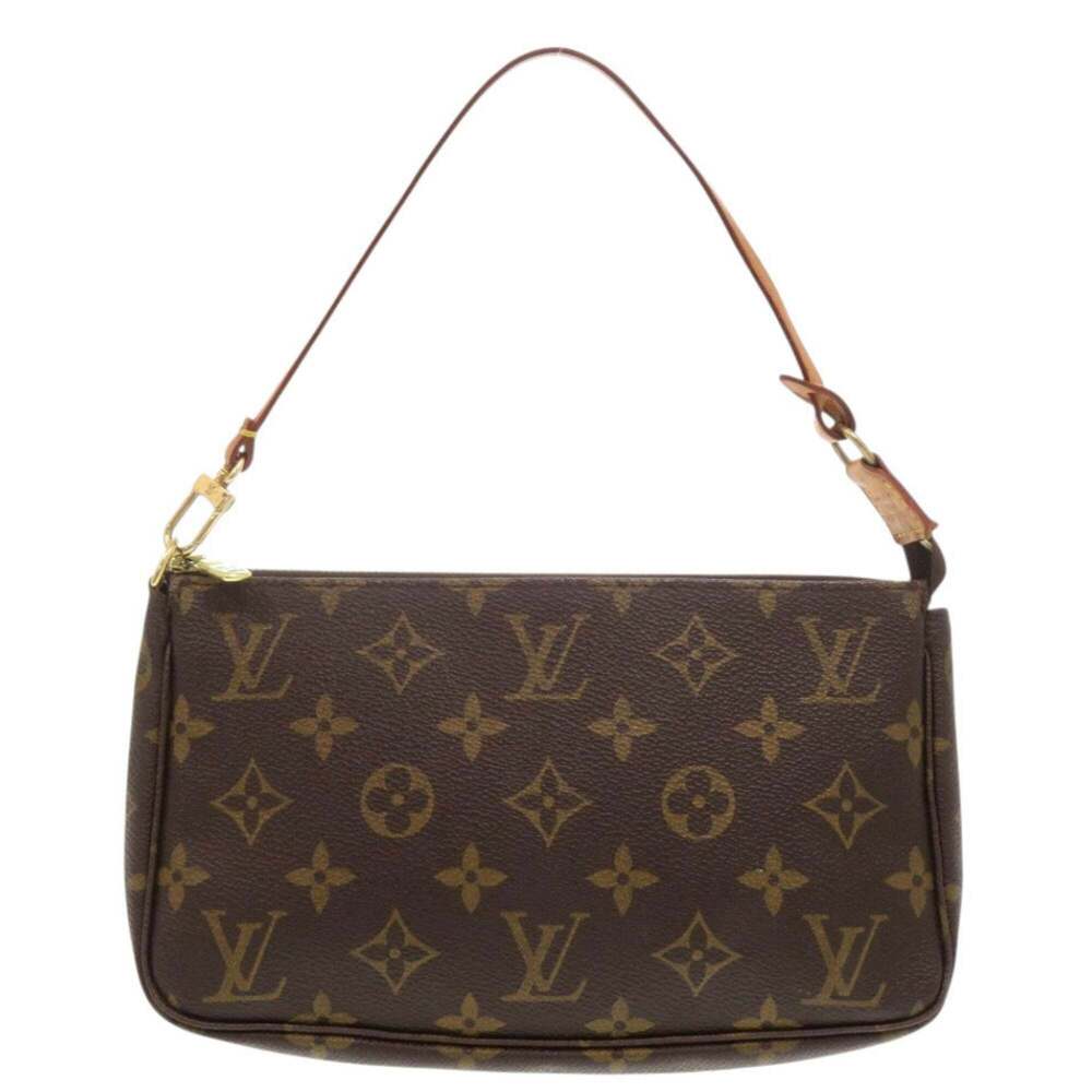LOUIS VUITTON Brown Monogram Pochette Pouch - Picture 2 of 8